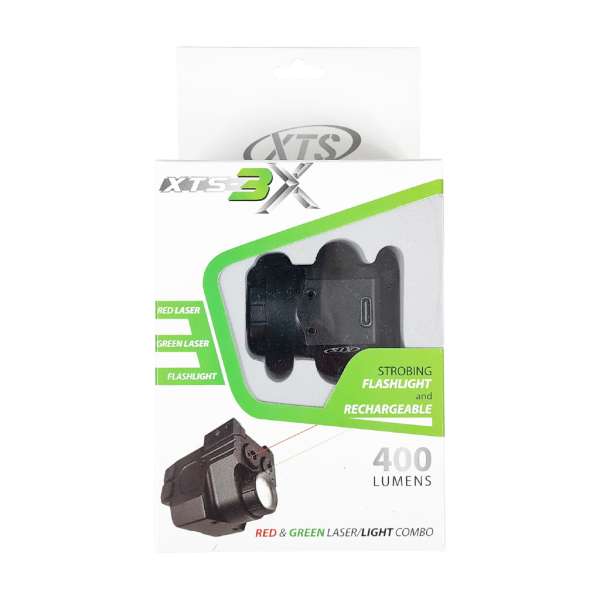 XTS-3X - Red & Green Laser / Flashlight Combo - Image 2