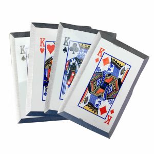 TC-4K - Four Kings Playing Card Throwers Set of 4 with Pouch