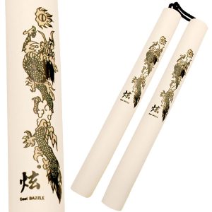 801-W - Foam Padded Nunchucks Dragon Design
