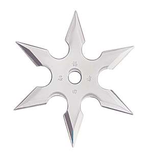 90-16 - 4" 6 Point Throwing Star