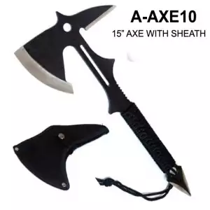 A-AXE10 - 15" Axe with Sheath
