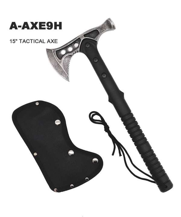 A-AXE9H - 15" Tactical Stainless Steel Axe