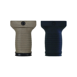 AC 2019S - Short Ribbed Vertical Foregrip Black Black or Tan/FDE