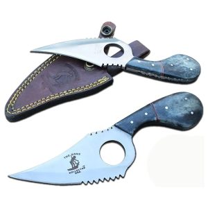 BC 793-BKBN - 7"Bone Collector Bone Handle Skinning Knife