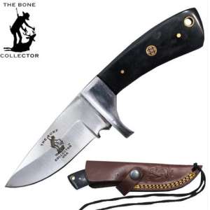 Bone handle fixed blade knife