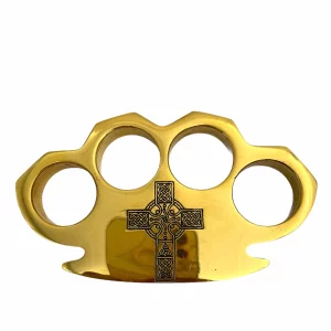 BR-300-CR - Defense Knuckles Solid Brass