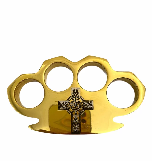 BR-300-CR - Defense Knuckles Solid Brass