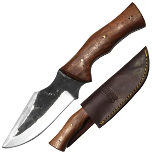 DC 799-RW - 9" Deer Creek Hand Forged Rosewood Handle Hunting Knife