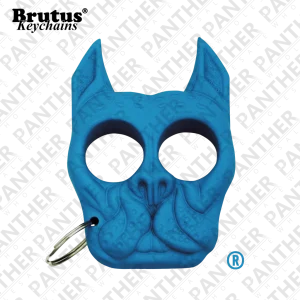 DG-SBL - Light Blue Brutus Self Defense Keychain / Knuckles