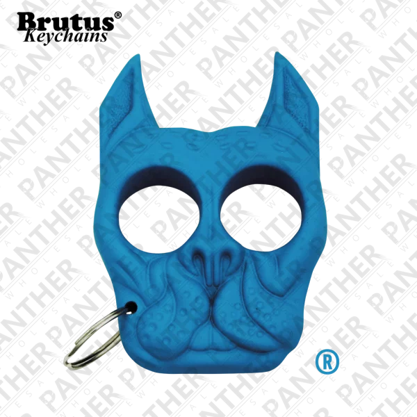DG-SBL - Light Blue Brutus Self Defense Keychain / Knuckles