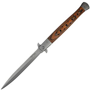 DK 0022-70PK - Spring Assisted Pakkawood Handled Pocket Knife
