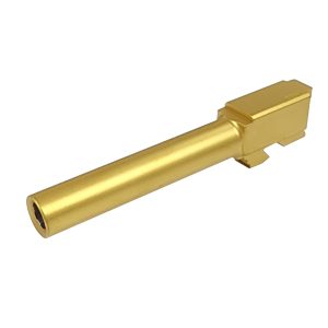 G17-BAR-G - GLOCK® G17 GEN 1-4 Crowned Tin (Gold) Match Barrel