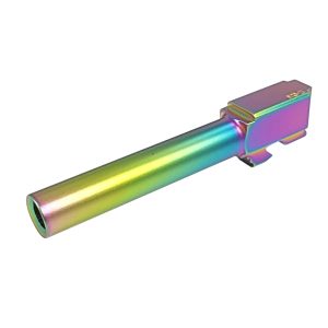 G17-BAR-R - GLOCK® G17 GEN 1-4 Crowned Chameleon (Rainbow) Match Barrel
