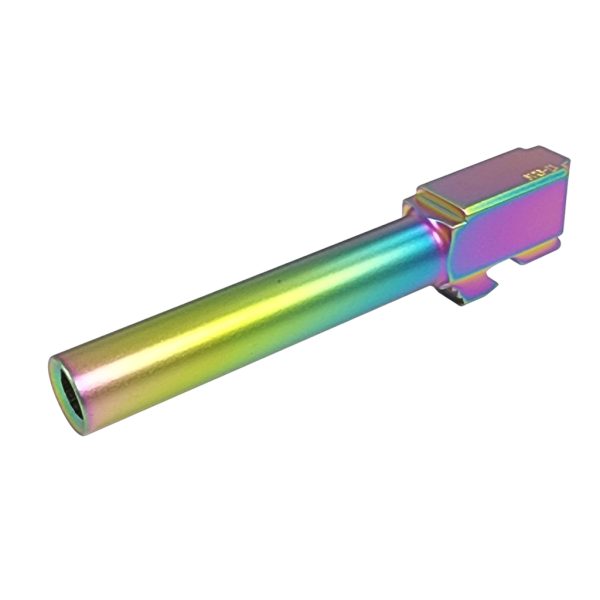G17-BAR-R - GLOCK® G17 GEN 1-4 Crowned Chameleon (Rainbow) Match Barrel