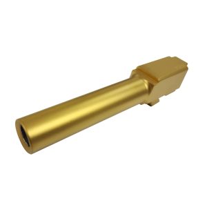 G19-BAR-G - GLOCK® G19 GEN 1-5 Crowned Tin (Gold) Match Barrel