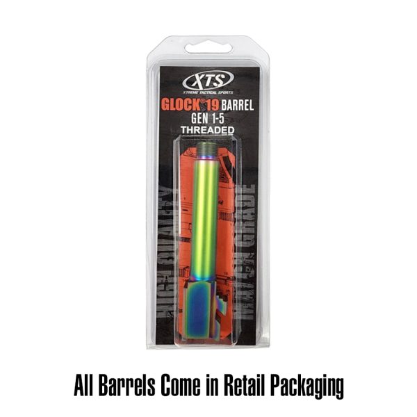 G17-BART-R - GLOCK® G17 GEN 1-4 Threaded Chameleon (Rainbow) Match Barrel - Image 2