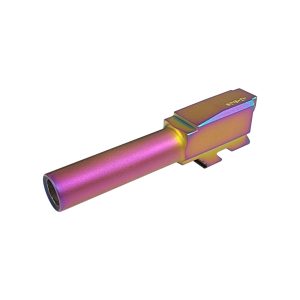 G43-BAR-R - GLOCK® G43 Crowned Chameleon (Rainbow) Match Barrel