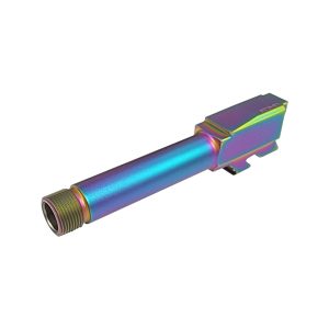 G43-BART-R - GLOCK® G43 Threaded Chameleon (Rainbow) Match Barrel
