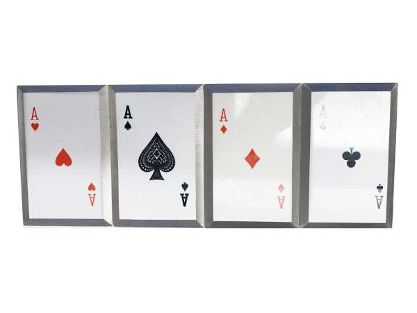 TC-4A - Four Aces Playing Card Throwers Set of 4 with Pouch - Image 2
