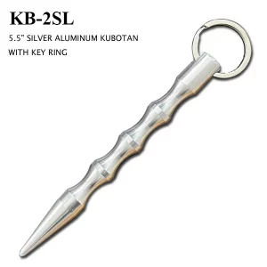KB-2SL - 5.5" Silver Kubaton Keychain