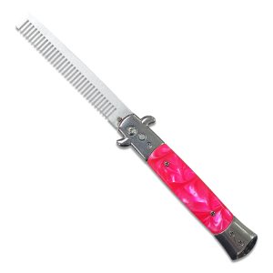 KS 1408PK-CB - Stiletto Style Automatic Comb
