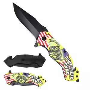 KS 1630-DT6 - 4.5" Don't Tread On Me Assist-Open Tactical Pocket Knife