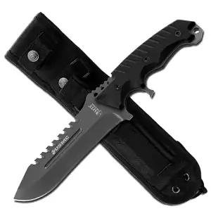 M 2003G   11.72" GREY TITANIUM COATED FIXED BLADE KNIFE