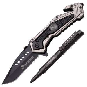 M 4001GY - USMC Spring Assisted Knife