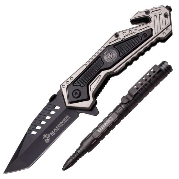 M 4001GY - USMC Spring Assisted Knife