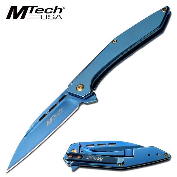 MT-1052BL - Manual Folding Knife Blue