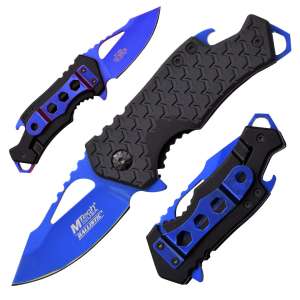 MT-A882BL - MTech Spring Assisted Knife Blue&Black