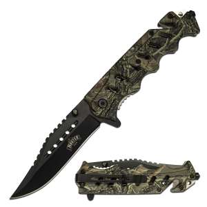 MU-A124B - Spring Assisted Knife
