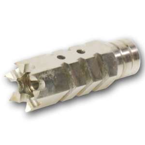 MZ 1004SS - 1/2x28 AR Shark Muzzle Brake Stainless