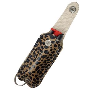OM2 BRLP - Keychain Pepper Spray .5 oz Bronze Leopard