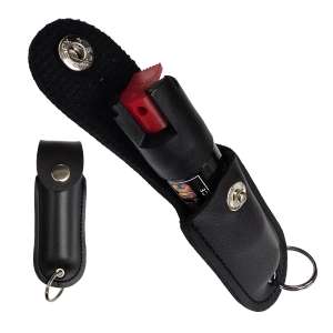 OM2 BK - Keychain Pepper Spray .5 oz Black
