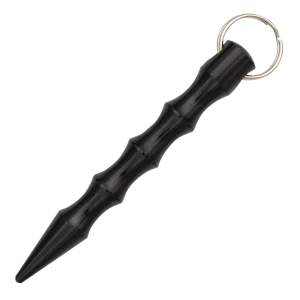 P 15930BK - Black Kubaton Keychain
