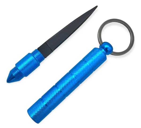 P-15947-BL - Kubaton Keychain With Hidden Knife - Image 2