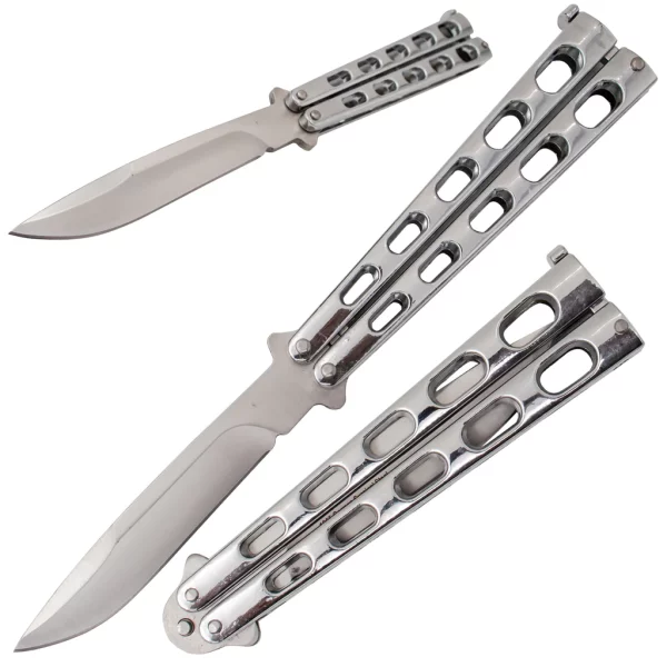 P-714-B - Stainless Steel Butterfly Knife