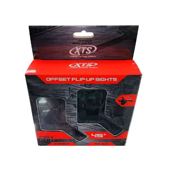 XTS-P45FRSET - PRO-X 45 Offset Aluminum Flip-up Front and Rear Sight Set - Image 2