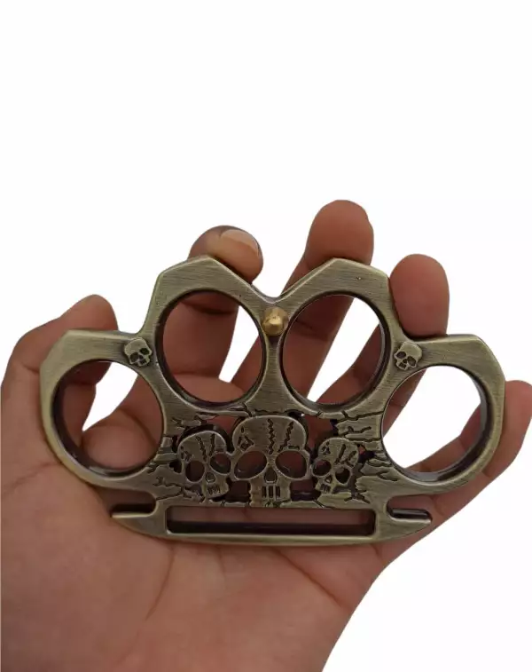 PK-206-AB - 5.2oz Skull Knuckles - Image 2