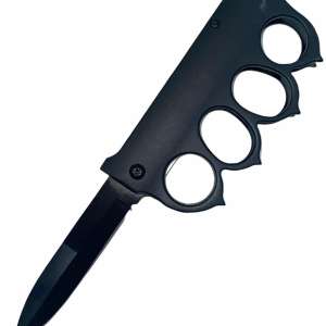 B-161-BK - US 1918 Trigger Action Folding Trench Knife