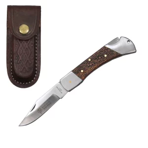 RW 700-4 - Rosewood Handle Folding Knife (Lock Back)