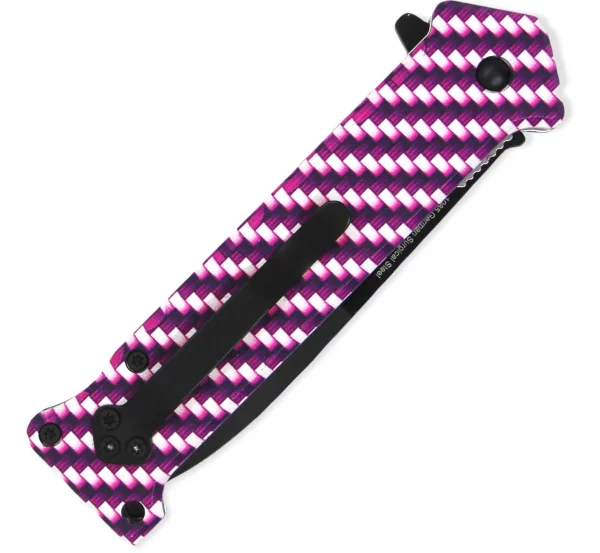 SJ-407-CF-3 - Carbon Fiber Spring Assisted Knife - Image 2