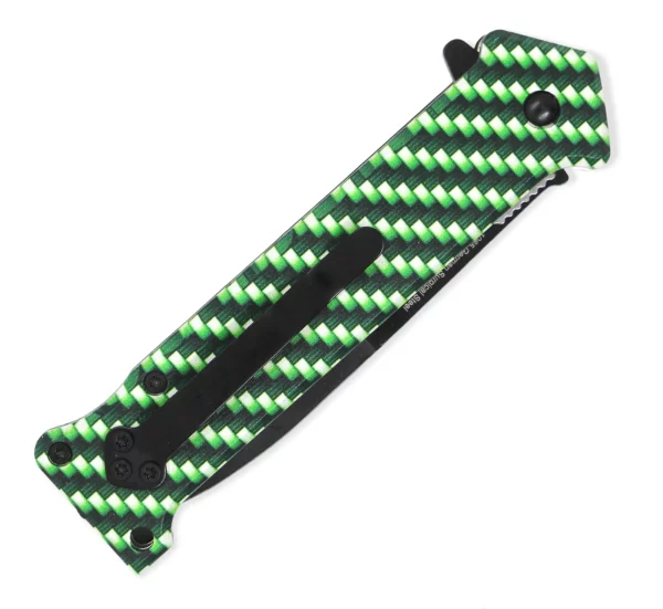 SJ-407-CF-4 - Carbon Fiber Spring Assisted Knife - Image 2