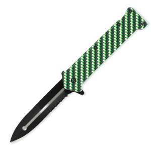 SJ-407-CF-4 - Carbon Fiber Spring Assisted Knife
