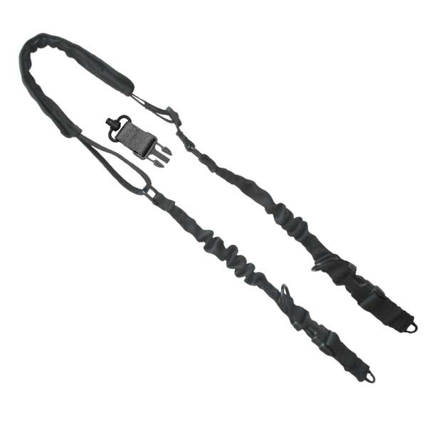 SL-08B - 1 or 2 Point Bungee Sling Black