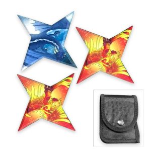 ST-0319-5 - Tactical Throwing Stars 3PCS Set 3" Diameter