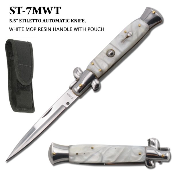 ST 7MWT - Stiletto Style Switch Blade Knife
