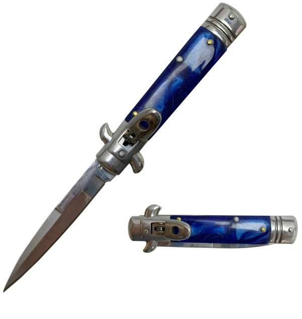 ST-8BL - 8" Stiletto Auto Knife