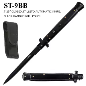 ST-9BB - 13" Overall, Stiletto Style Switch Blade Knife